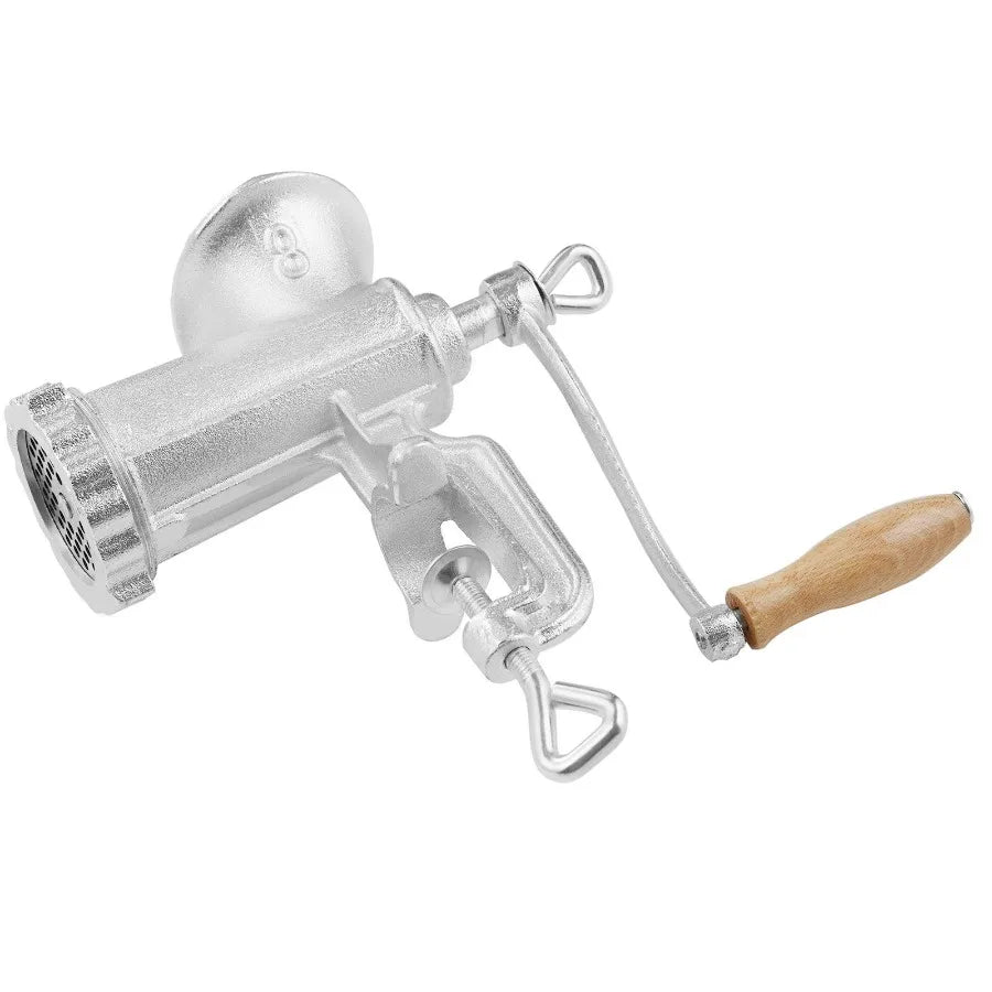 Manual Meat Grinder Heavy Duty Cast Iron Hand Meat Grinder with Steel Table Clamp Meat Minr Sausage Maker with 1 Cutting Blade