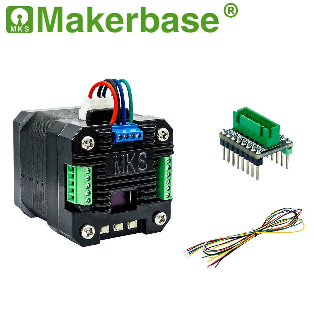 Makerbase MKS SERVO42D NEMA17 Closed Loop Stepper Motor Driver CNC 3D Printer For Gen_L FOC Quiet and Efficient