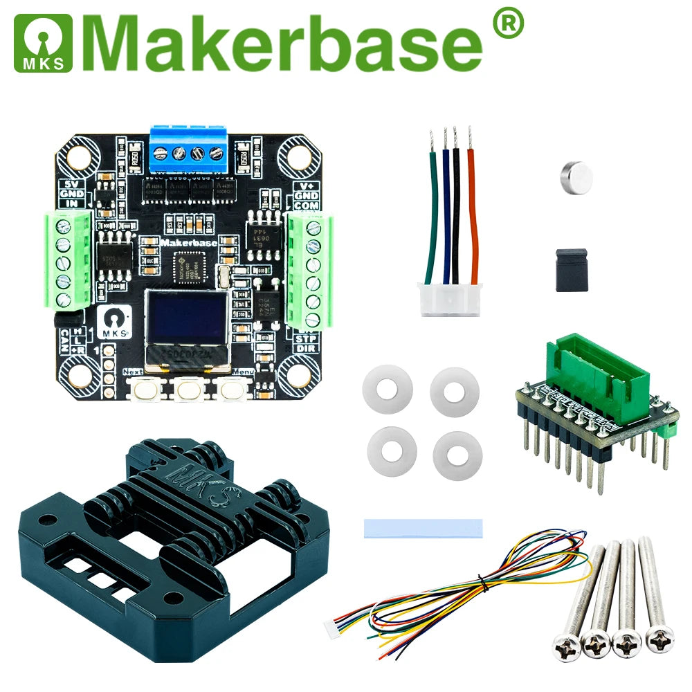 Makerbase MKS SERVO42D NEMA17 Closed Loop Stepper Motor Driver CNC 3D Printer For Gen_L FOC Quiet and Efficient