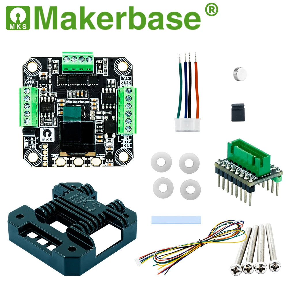 Makerbase MKS SERVO42D NEMA17 Closed Loop Stepper Motor Driver CNC 3D Printer For Gen_L FOC Quiet and Efficient