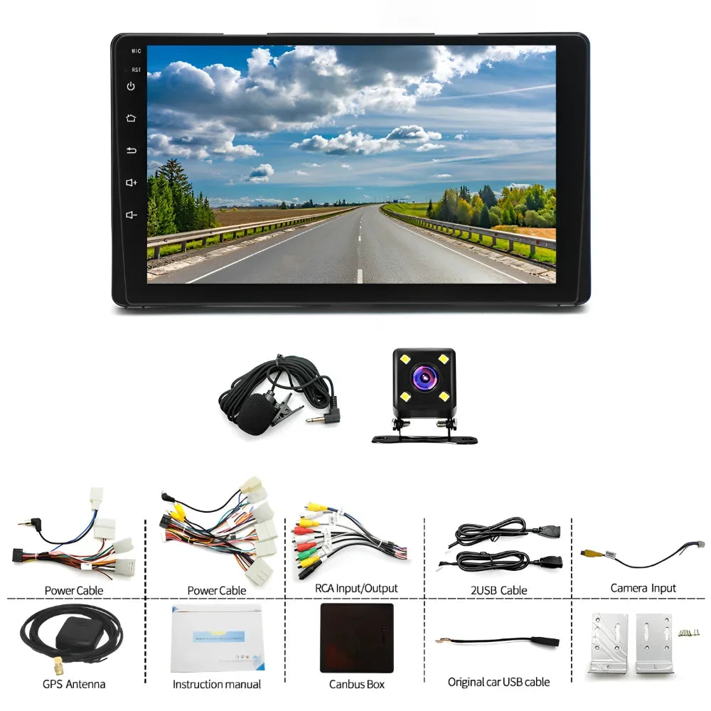 9Inch Carplay Radio Car GPS Navi Compatible for Sienna 2015-2018 Android 13