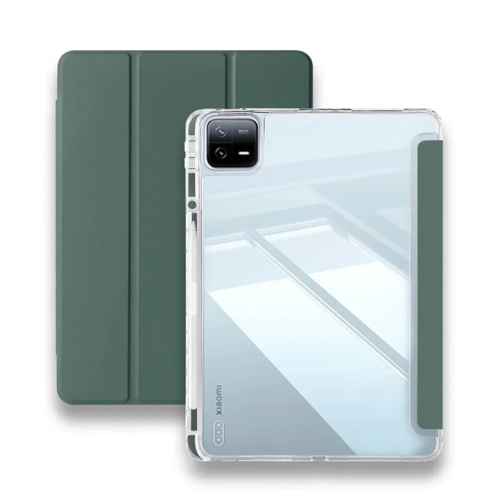with Pencil Holder Cover For Xiaomi RedMi Pad SE 11"Case RedMi Pad Pro 12.1"Tablet Cover MiPad 6 11 Mi 7 Pro11.2 Hard Back Shell