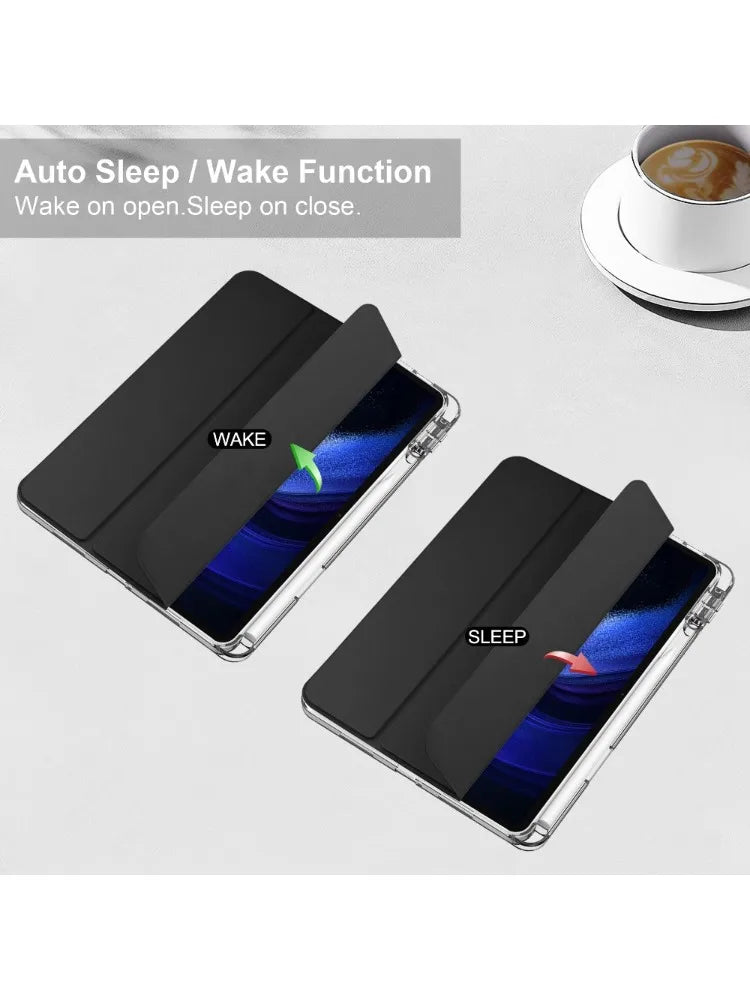 with Pencil Holder Cover For Xiaomi RedMi Pad SE 11"Case RedMi Pad Pro 12.1"Tablet Cover MiPad 6 11 Mi 7 Pro11.2 Hard Back Shell