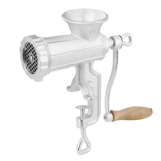 Manual Meat Grinder Heavy Duty Cast Iron Hand Meat Grinder with Steel Table Clamp Meat Minr Sausage Maker with 1 Cutting Blade