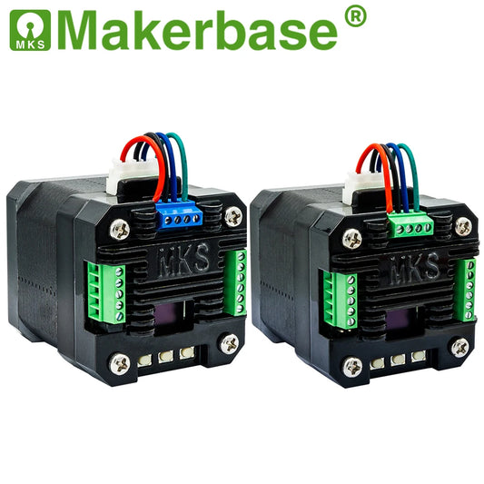 Makerbase MKS SERVO42D NEMA17 Closed Loop Stepper Motor Driver CNC 3D Printer For Gen_L FOC Quiet and Efficient