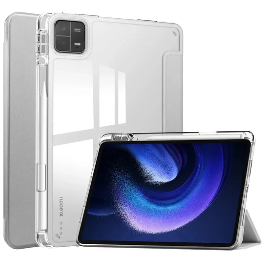 with Pencil Holder Cover For Xiaomi RedMi Pad SE 11"Case RedMi Pad Pro 12.1"Tablet Cover MiPad 6 11 Mi 7 Pro11.2 Hard Back Shell